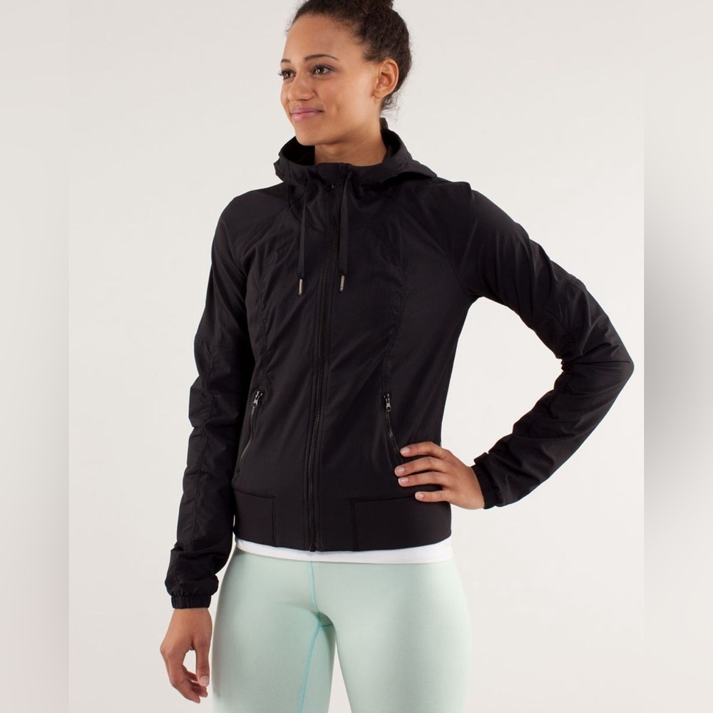 Lululemon Street To Studio Jacket-Black- size 8